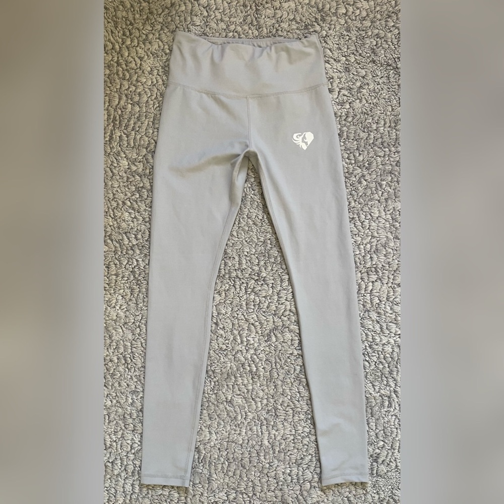 Women's Gray High-Waisted Leggings
